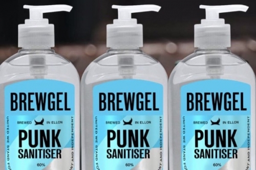 BrewDog's BrewGel Hand Sanitizer Packaging:
